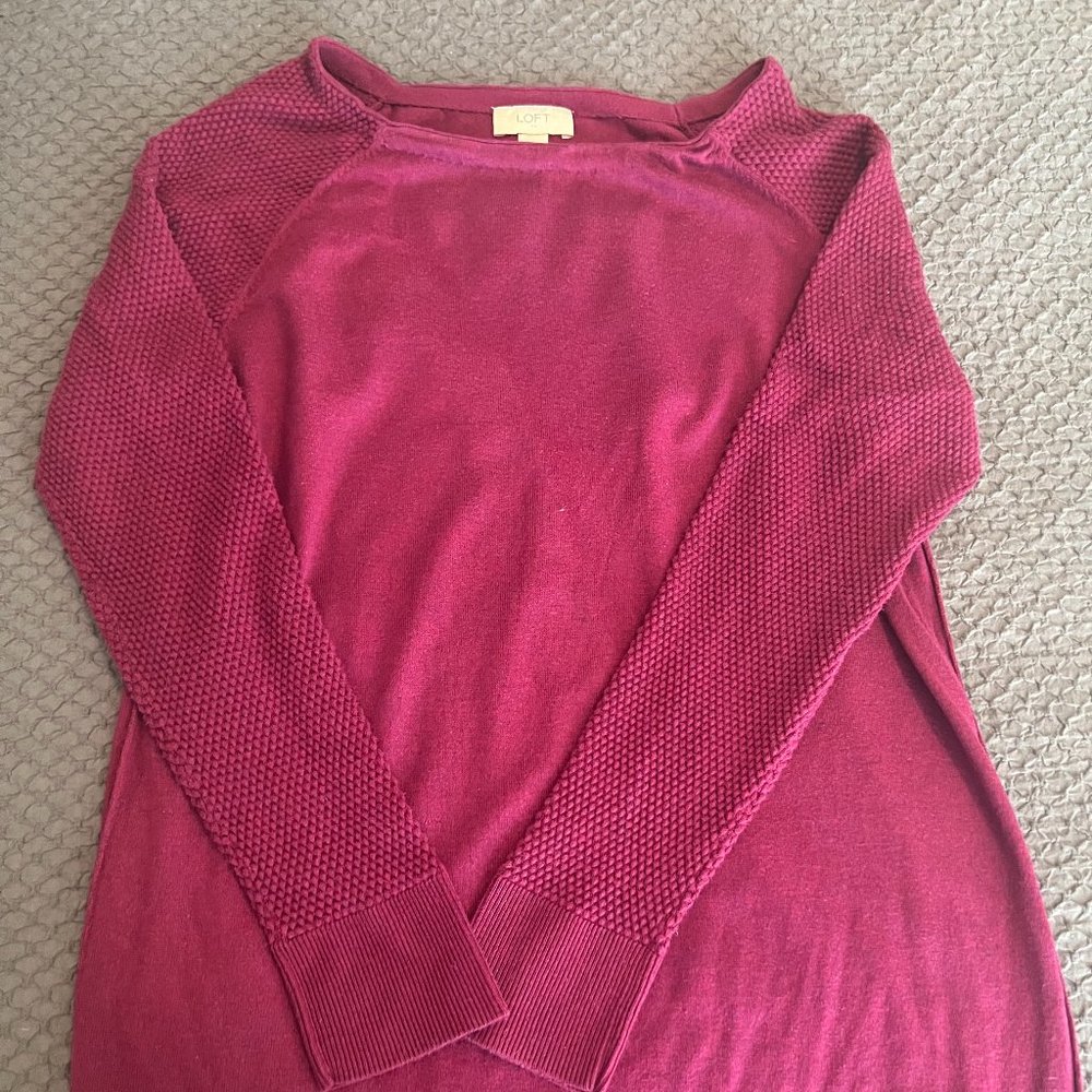 LOFT Long Sleeved Fitted Sweater